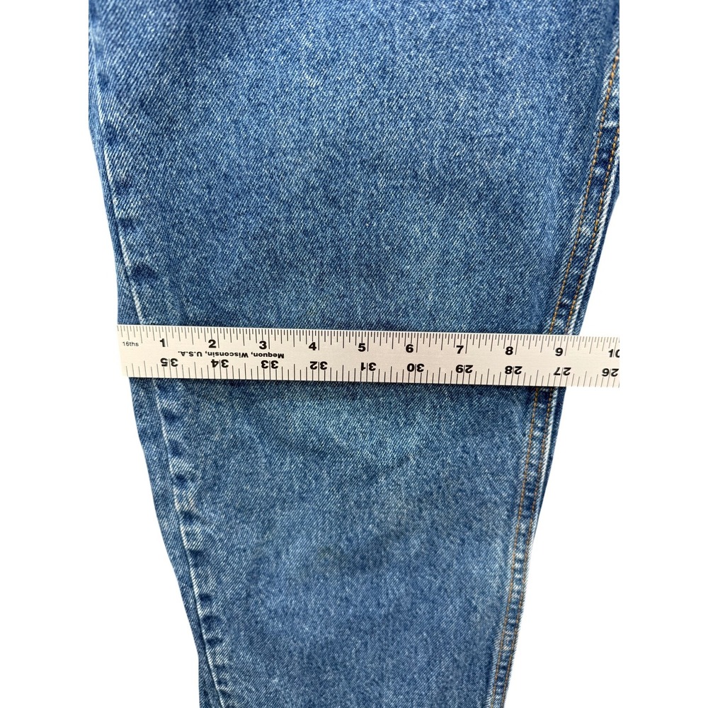 Calvin Klein Jeans Women 30 Blue Excellent High Rise Straight Leg Denim Vintage - Picture 3 of 12